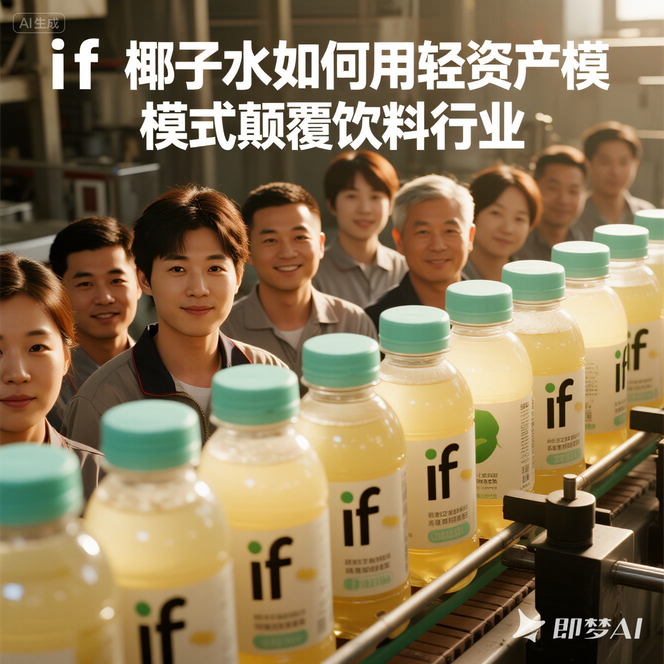 46人团队年创收11亿，if椰子水如何用轻资产模式颠覆饮料行业